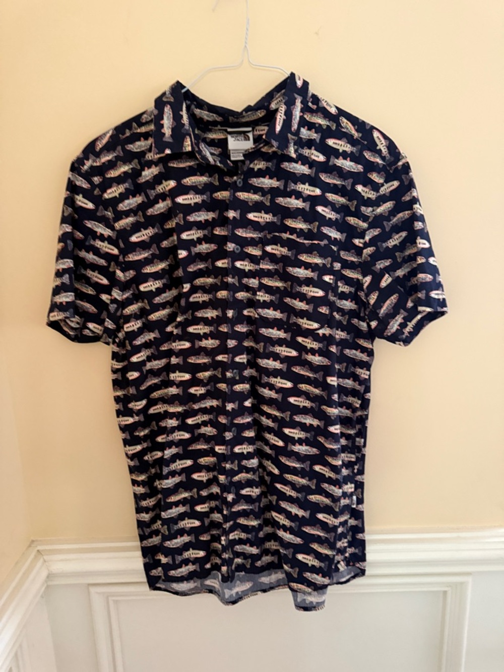 The North Face Men's Baytrail Pattern Short Sleeve Shirt Sz XL
